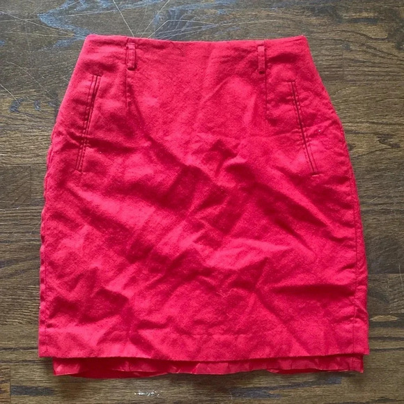 Dresses & Skirts - Rafaella Petite Red Skirt